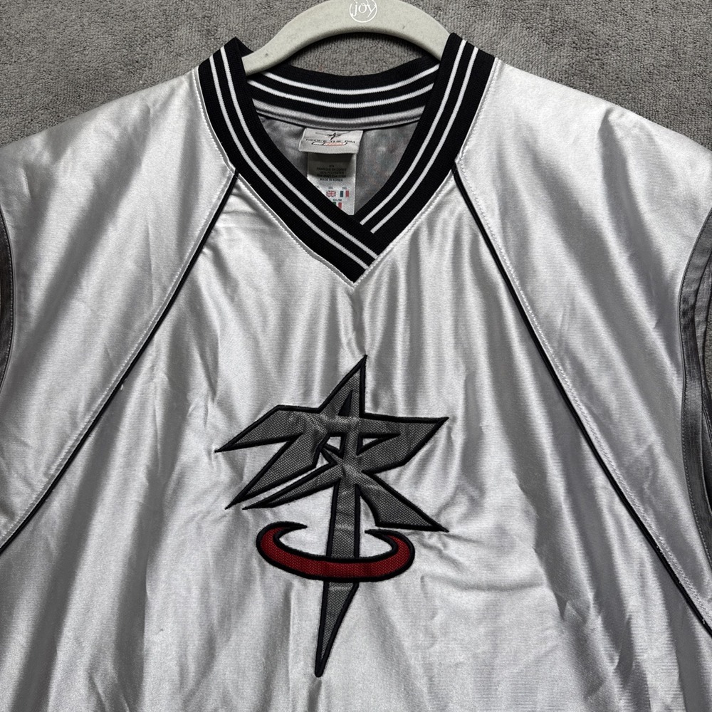 Vtg Reebok Above The Rim Jersey‎ Reebok Mens 2XL Silver Gray NBA Basketball